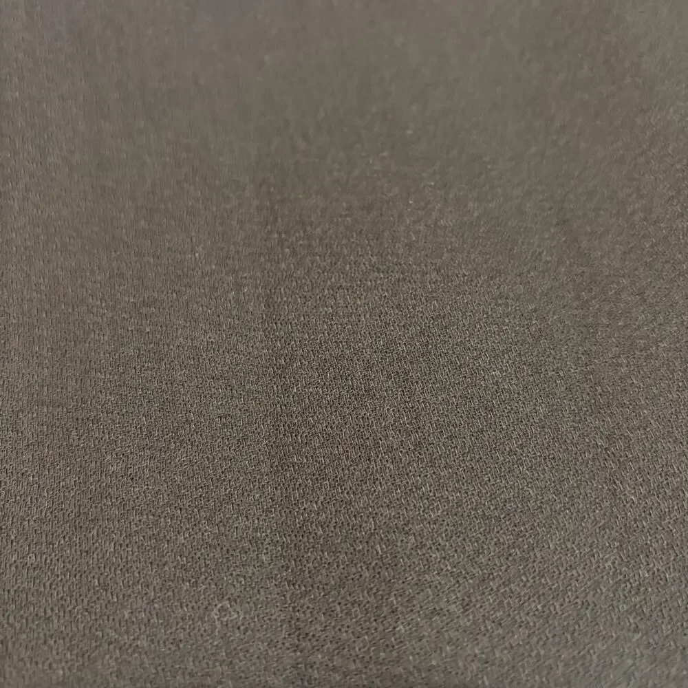 100% Wool Crepe Fabric Black Lightweight 60